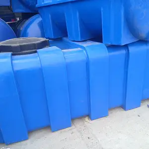 Бочка пластиковая, квадрат 1000Lt. Двухслойная из пластмасса, Вахдат