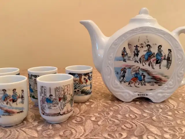 Корейский набор для чая, Душанбе