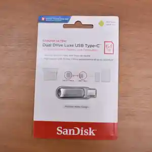 Флеш-накопитель SanDisk 64Gb Dual Drive Luxe USB Type-C, Душанбе