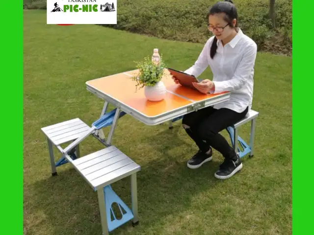 Стол туристический складной со стульями Coolwalk Pro-Plus 135х82х67см, Душанбе
