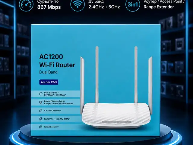 Роутер Tp-link AC1200 Wi-Fi Router, Душанбе