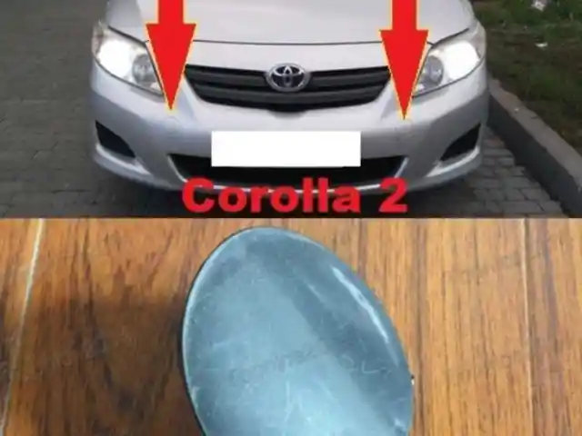 Заглушка буксировка на Toyota Corolla 2, Душанбе