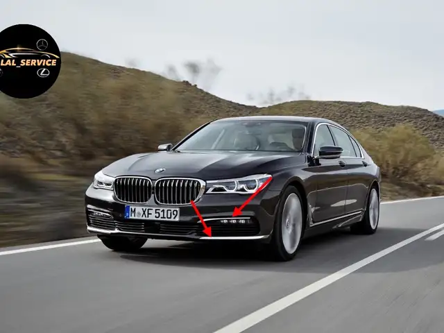 Молдинг переднего бампера bmw g11/12 до рестайлинг 2016-2019, Душанбе