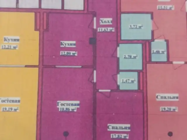 2-комн. квартира, 4 этаж, 70 м², 91мкр, Душанбе