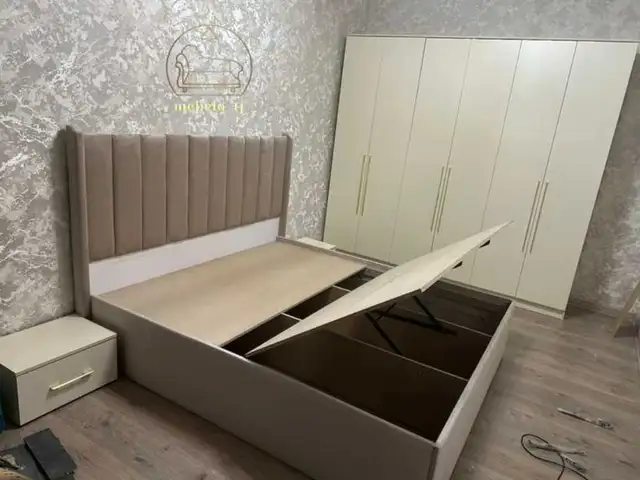 Кровать двуспальная с медицинским матрасом, Душанбе