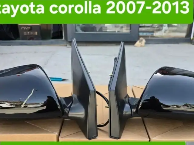 Боковые зеркала Toyota Corolla 2007-2013 Чёрный, Душанбе