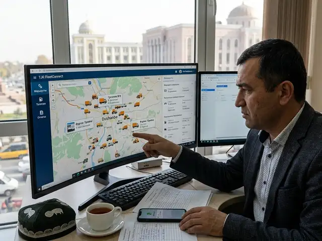 GPS контроль транспорта, Душанбе