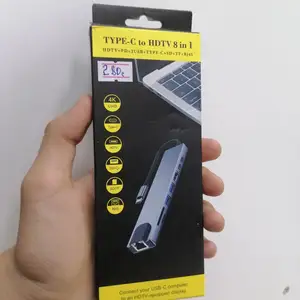Переходник Type-C to HDTV 8в1, Душанбе