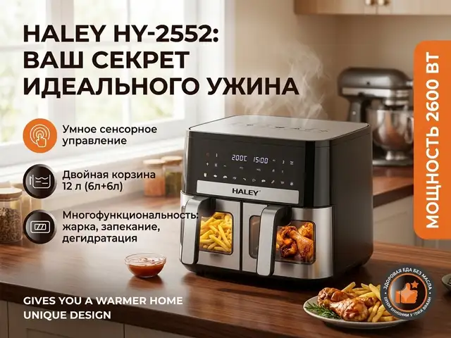 Аэрогриль 2 чашки HALEY, Душанбе