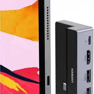 Адаптер Ugreen USB-C Hub для iPad Pro, 5 in 1, Душанбе