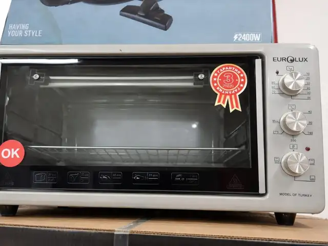 Духовой мини печь Eurolux 45л, Душанбе