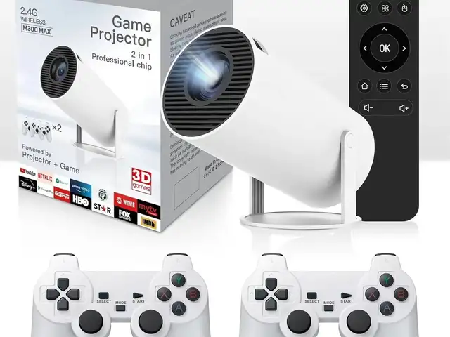 Проектор и Игровая Консоль Game Projector M300 MAX 2-в-1, Душанбе