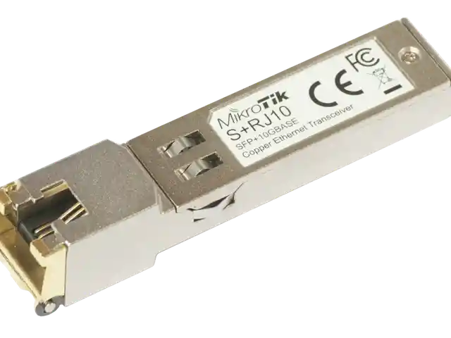 Оптический RJ-45 SFP модуль MikroTik S+RJ10, Душанбе