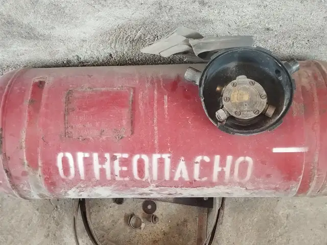 Газовый баллон, Душанбе