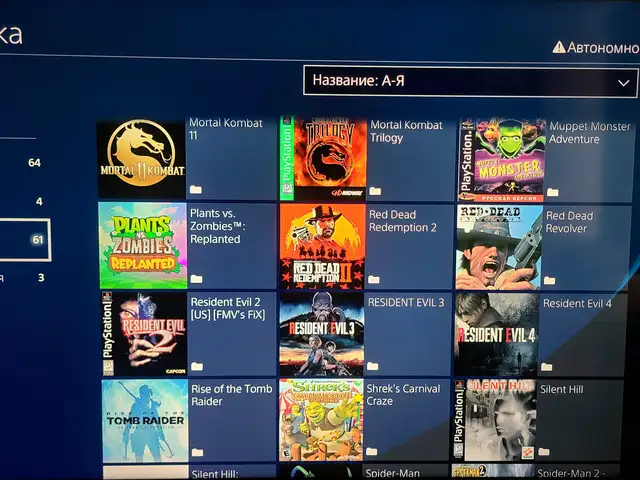 Игровая приставка Sony Playstation 4K PRO 9.00 GOLDHEN + 60 GAMES, Душанбе - 10
