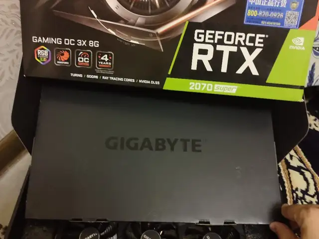 Видеокарта Gigabyte RTX 2070 SUPER OC 3X 8GB 256bit, Душанбе
