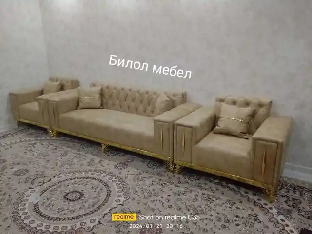 Диван с креслами Честер на заказ, Душанбе