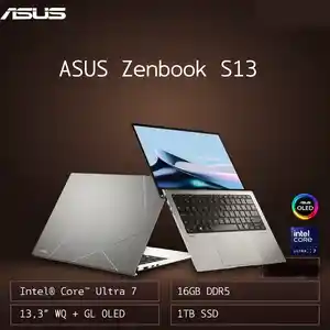 Ноутбук Asus Zenbook S13 Core Ultra 7, Хуҷанд