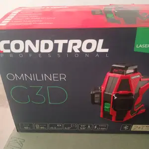 Лазерный уровень-нивелир Condtrol Omniliner G3D, bluetooth, Ашт