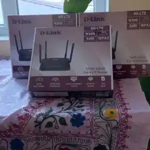 Wi-Fi роутер с поддержкой 4G/SimCard D-link N300 4G Lte Router Dwr-M920, Душанбе