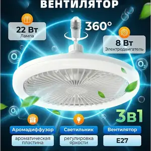Многофункциональный вентилятор LED Multi-Function Fan Light, Исфара