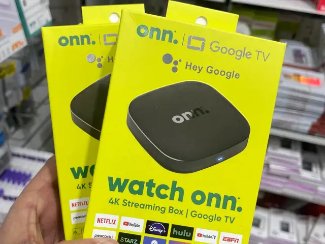 Приставка для потоковой передачи ONN Google TV с разрешением 4K UHD и пультом, Душанбе