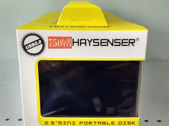 Внешний жёсткий диск USB 2.0 Haysenser 750GB, Душанбе