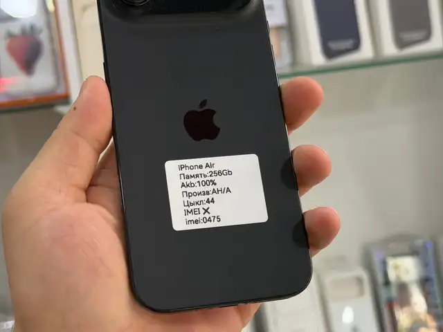 Apple iPhone Air, 256 gb, Space Black, Хуҷанд