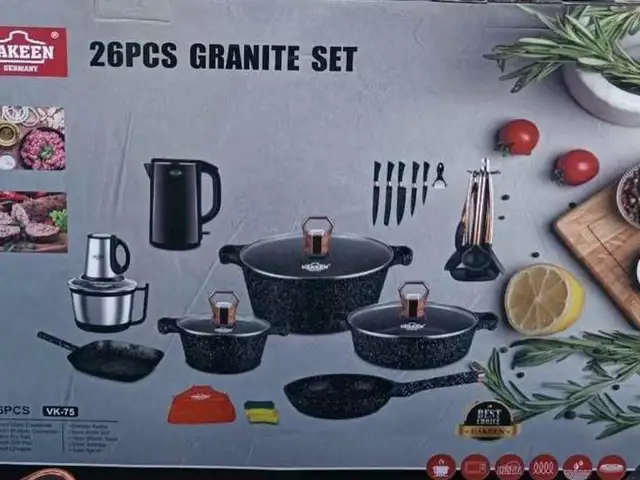 Наборы Казанов VK75 26PCS Granite set, Душанбе