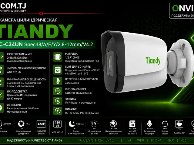 TC-C34UN Spec I8 A E Y 2.8-12mm V4.2, Худжанд