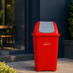 Мусорный бак Ашан 100 л с крышкой Naser Plastic, Душанбе