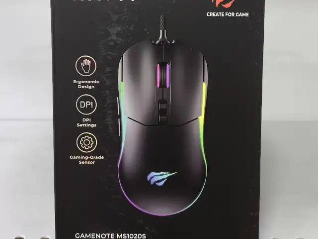 Игровая програмируемая мышка с RGB подсветкой Havit Gamenote MS1020S, Душанбе