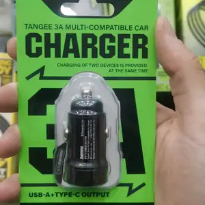 Автомобильное зарядное устройство REMAX RCC361 / быстрая зарядка, USB + Type-С /, Душанбе