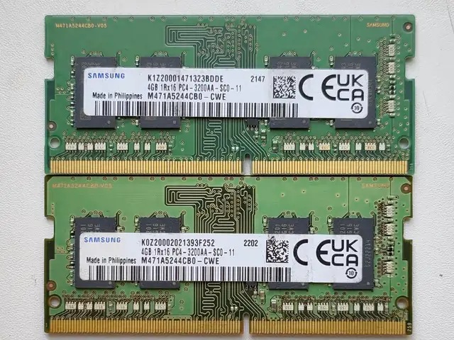 Оперативная память 8Gb DDR4 3200MHz Samsung для ноутбука, Душанбе