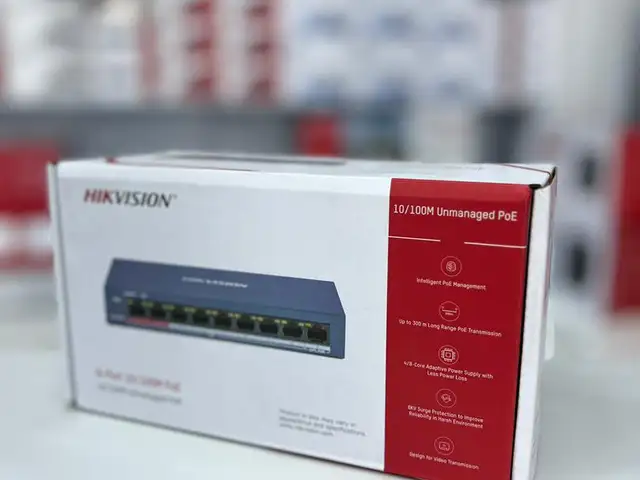 8-портовый неуправляемый коммутатор Fast Ethernet с поддержкой PoE., Душанбе