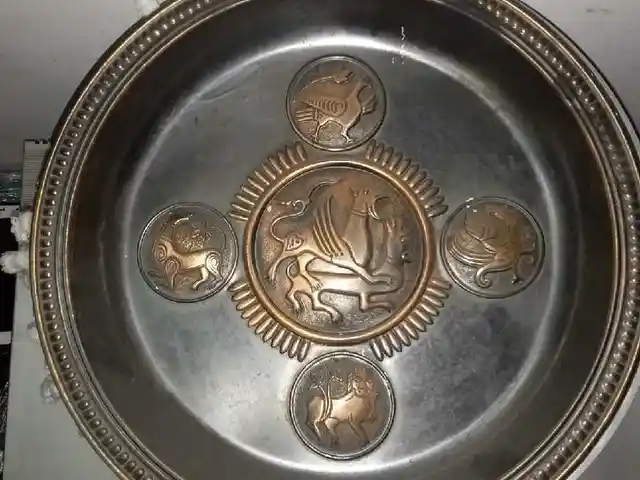Медная настенная тарелка, Душанбе