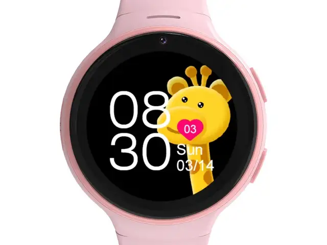 Детские смарт часы Porodo 4G Kids GPS Smart Watch with Junicare App розовый, Душанбе