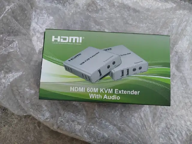 Удлинитель видеосигнала HDMI+USB KVM 60м, Душанбе