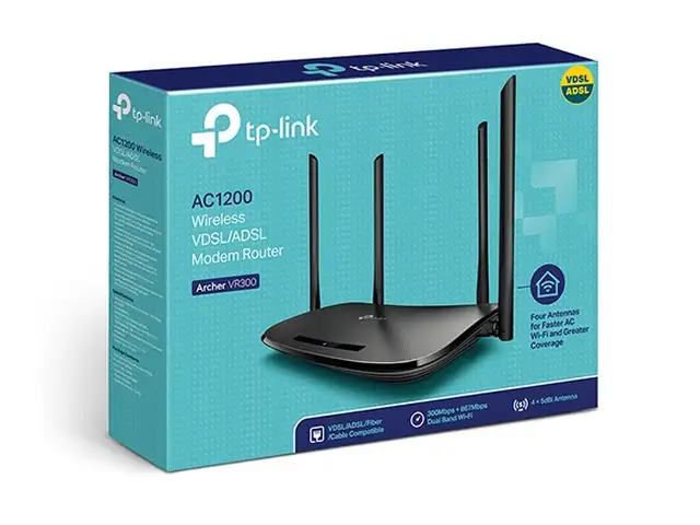 Wi-Fi роутер TP-LINK Archer VR300 черный, Душанбе