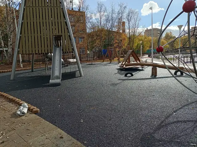 Укладка резинового покрытия, Душанбе