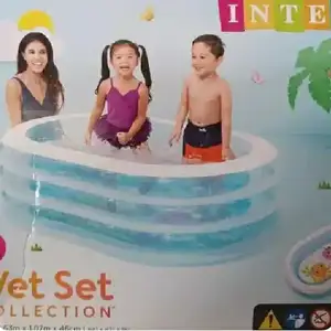 Детский надувной бассейн Intex 163x107x46, Душанбе
